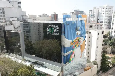 Fachada do Hospital 9 de Julho