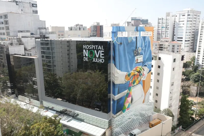 Fachada do Hospital 9 de Julho