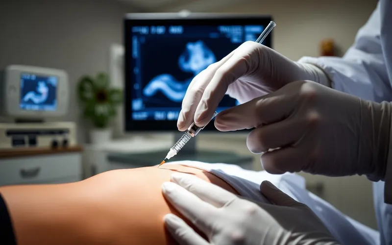 Infiltração guiada por ultrassom no quadril
